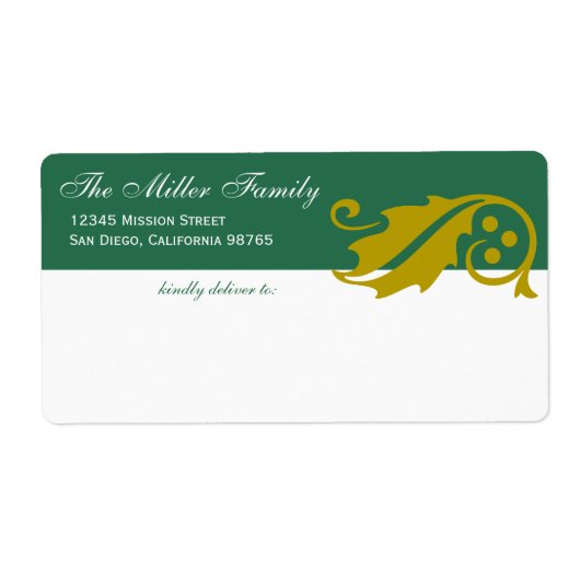 Stilvolle Weihnachtsgoldversand (Vorne)