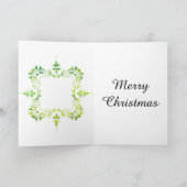 Stilvolle Weihnachtskarte des wunderschönen Partne Feiertagskarte (Innenseite)