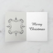 Stilvolle Weihnachtskarte Feiertagskarte (Innenseite)