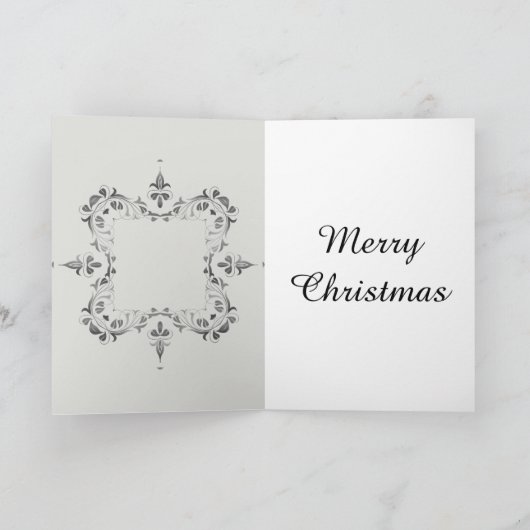 Stilvolle Weihnachtskarte Feiertagskarte (Innenseite)