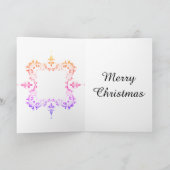 Stilvolle Weihnachtskarte Feiertagskarte (Innenseite)