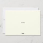 Stilvolle Weihnachtskarte für Abstrakte Foto Feiertagskarte (Rückseite)