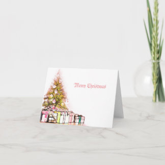 Stilvolle Weihnachtskarte Karte