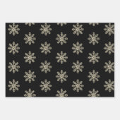 Stilvolle Weihnachtskirsche Roter Glitzer Sleigh D Geschenkpapier Set (Vorderseite 2)