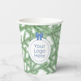 Stilvolle Weihnachtslogos für kleine Unternehmen - Pappbecher