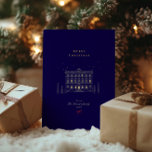 Stilvolle Weihnachtsnachtsnacht & Gold Chic Folien Feiertagskarte<br><div class="desc">Das elegante Design und die moderne Farbpalette eignen sich ideal für Freunde,  Familien und Kollegen,  um sich mit Freunden und Freunden zu teilen. Mit dieser zeitlosen Urlaubskarte fügen Sie Ihren saisonalen Wünschen eine unvergessliche Touch hinzu!</div>
