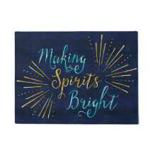 Stilvolle Weihnachtstypografie Spirituosen hell ma