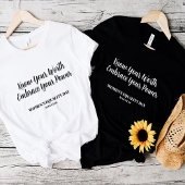 Stilvolle Weiße FRAUEN'S EQUALITY DAY T-Shirt