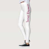 Stilvolle weiße Leggings (Links)