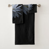 Stilvolle Weiße Lotus Blume Landschaft, Zen Badhandtuch Set (Insitu)