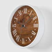 Stilvolle weiße, moderne Holzmauer-Uhr Uhr (Winkel)