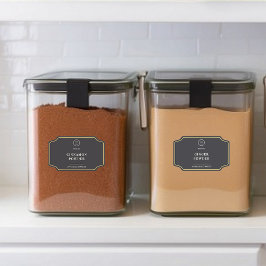 Stilvolle Werbefläche für Black Company-Logos Aufkleber