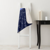 Stilvolle White Fish Pattern Sea Theme Throw Blank Sherpadecke (Beispiel)