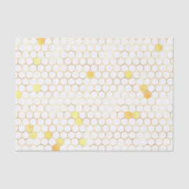 Stilvolle White Gold Honeycomb Seidenpapier
