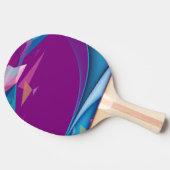 Stilvolle Wiedergabe mit Aquarellpingpongpaddeln Tischtennis Schläger (Seitenansicht)