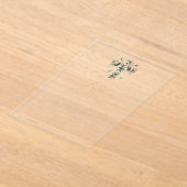 Stilvolle Wildblume Garden Baptim Acryleinladungen (Ablage )