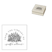 Stilvolle Wildblumen Benutzerdefinierte Bibliothek Gummistempel (Stempel)