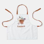 Stilvolle, wilde, florale All-Over-Print-Schürze Schürze (Vorderseite)