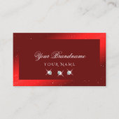 Stilvolle Wine Red Sparkling Beruflich Visitenkarte (Vorderseite)