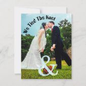 Stilvolle Wir haben die Ankündigung der Knot-Hochz (Vorderseite)