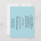 Stilvolle Wir haben die Ankündigung der Knot-Hochz (Rückseite)