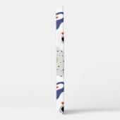 Stilvolle Wirbel und Abstrakte Curbs Muster Case-Mate iPhone Hülle (Rückseite / Rechts)