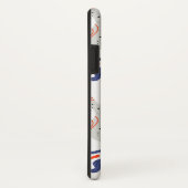 Stilvolle Wirbel und Abstrakte Curbs Muster Case-Mate iPhone Hülle (Hinten/Rechts)