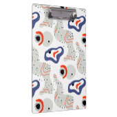 Stilvolle Wirbel und Abstrakte Curbs Muster Klemmbrett (Rechts)