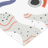 Stilvolle Wirbel und Abstrakte Curbs Muster Mittelgroßer Tischläufer (Ecke)