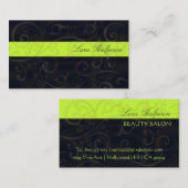 Stilvolle Wirbel Visitenkarten Visitenkarte (Vorne/Hinten)