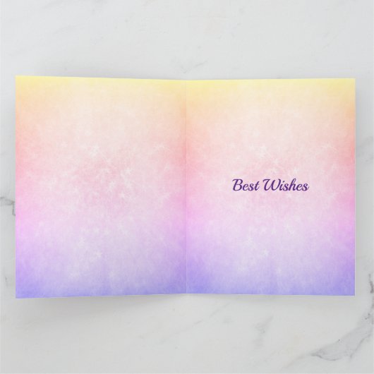 Stilvolle Wörter in Nizza erhalten gute Erholung G Karte (Innenseite)