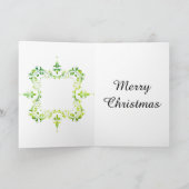 Stilvolle Wunderbare Weihnachtskarte Feiertagskarte (Innenseite)