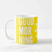 Stilvolle Yellow Good Morning Sun Tee Tasse (Links)