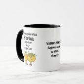 Stilvolle YERBA MATE Paare Tasse (Vorderseite Links)