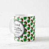 Stilvolle ZAMBIA Monogram gesegnete Nation Gift Kaffeetasse (Vorderseite Links)