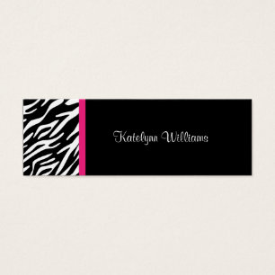 Stilvolle Zebra-Druck-Verabredungs-Karte