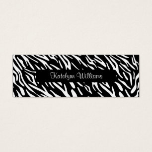 Stilvolle Zebra-Druck-Verabredungs-Karte