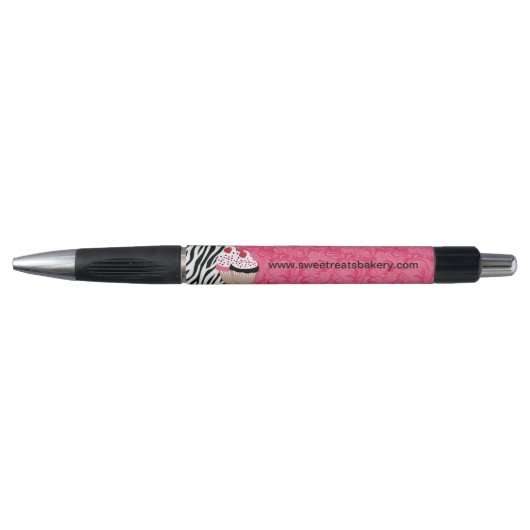 Stilvolle Zebra Print Bakery Promotion Pens Kugelschreiber (Vorderseite)