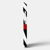 Stilvolle Zebra Print Monogram Case-Mate iPhone Hülle (Rückseite / Links)