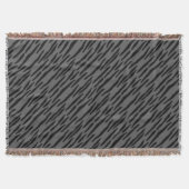 Stilvolle Zebra Print Throw Decke Koordination (Vorderseite)