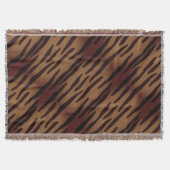Stilvolle Zebra Print Throw Decke Koordination (Vorderseite)
