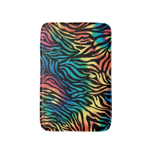 Stilvolle Zebrastreifen-Muster Badematte (Vorderseite Vertikal)