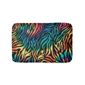 Stilvolle Zebrastreifen-Muster Badematte (Vorderseite)