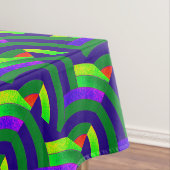 Stilvolle, zeitgenössische grüne/blaue Kirschen Tischdecke (Beispiel)