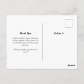 Stilvolle Zeitschrift Cover Foto Graduate Ankündig Postkarte (Rückseite)