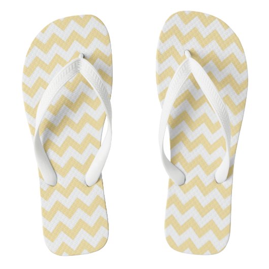 Stilvolle Zickzack Gemusterte Flip Flops Badesandalen (Fußbett)