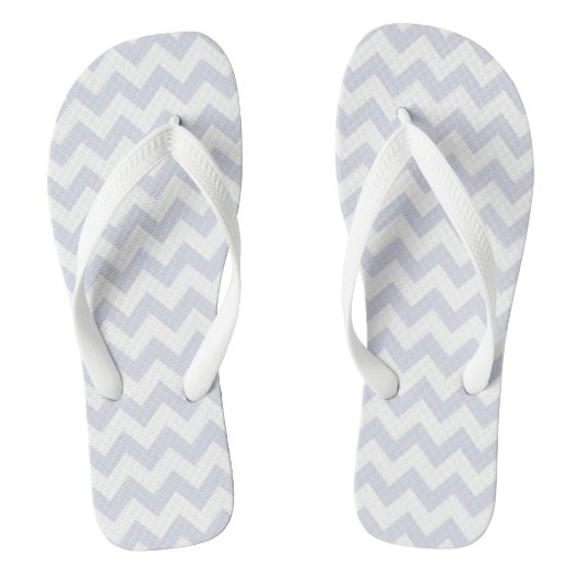 Stilvolle Zickzack Gemusterte Flip Flops Badesandalen (Fußbett)