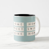 Stilvolle Zuhause Sweet Zuhause-Tasse Zweifarbige Tasse (VorderseiteRechts)