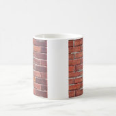 Stilvolle Zwei Tone Red Brick Wall Kaffeetasse (Mittel)