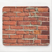 Stilvolle Zwei Tone Red Brick Wall Mousepad (Vorne)